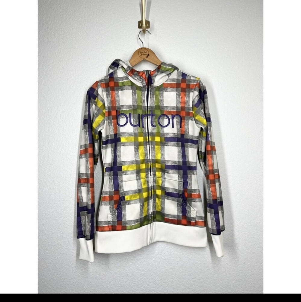 Burton Plaid Lightweight Fleece Jacket